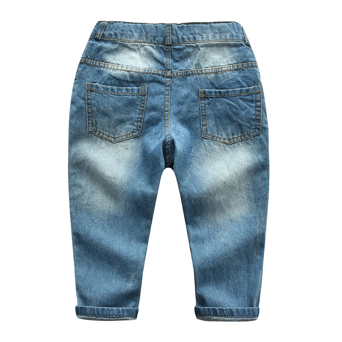 Baby Jongens Katoen Jeans Broek Kids Kinderen Lente Herfst Dunner Denim Causale Broek Kinderen Kleding Voor 2-7 Jaar oude