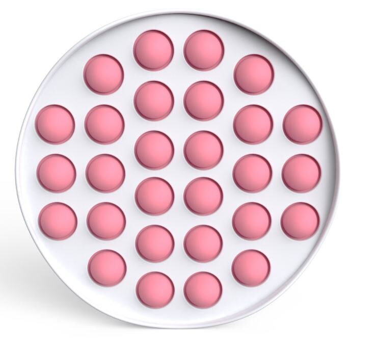 Regenbogen Pop Zappeln Reliver Stress Spielzeug Regenbogen Push Es Blase Anti-Stress-Spielzeug Erwachsene Kinder Sensorischen Spielzeug: C