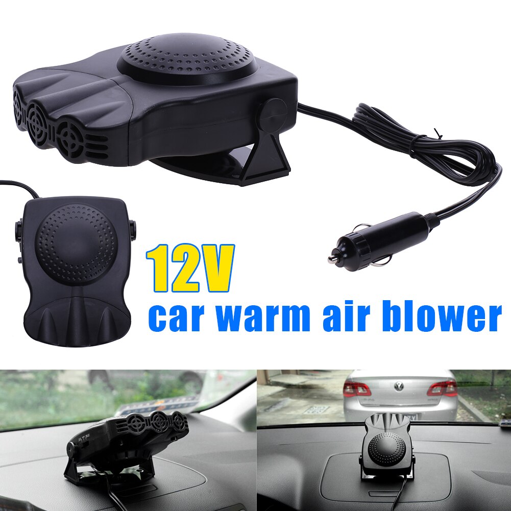 Draagbare Auto-Ontdooier 150W - Krachtige Voorruitverwarmer, Koelventilator & Defogger Met Stabiele Standaard