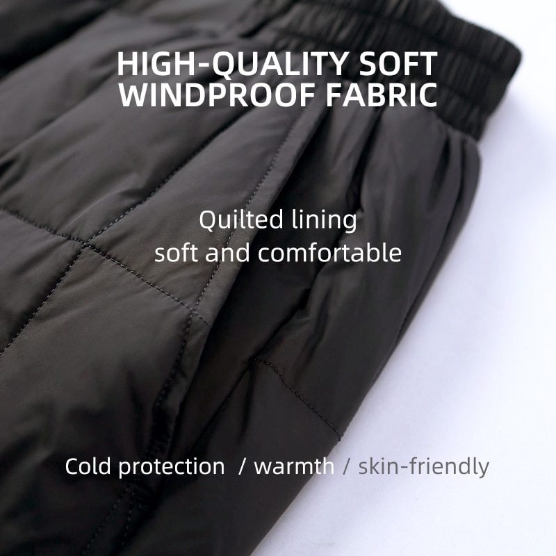 Pantalones térmicos eléctricos para mujer, pantalón con calefacción para 6 áreas, ideal para senderismo al aire libre, senderismo, esquí, USB, Delgado, Invierno