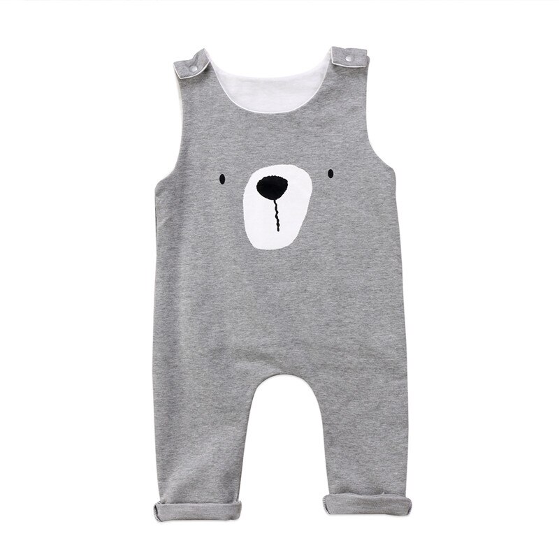 Newborn Winter Spring Rompers Cute Toddler Baby Girl Boy Bear Jumpers Rompers Playsuit Outfits Clothes 0-24M: B / 18M