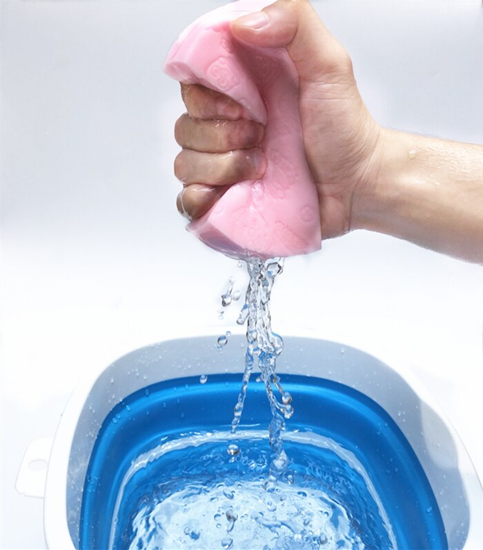 Blød eksfolierende krop hud bad brusebad badeværelse værktøj spa børste rengøringsbørste vask svamp pad voksen barn