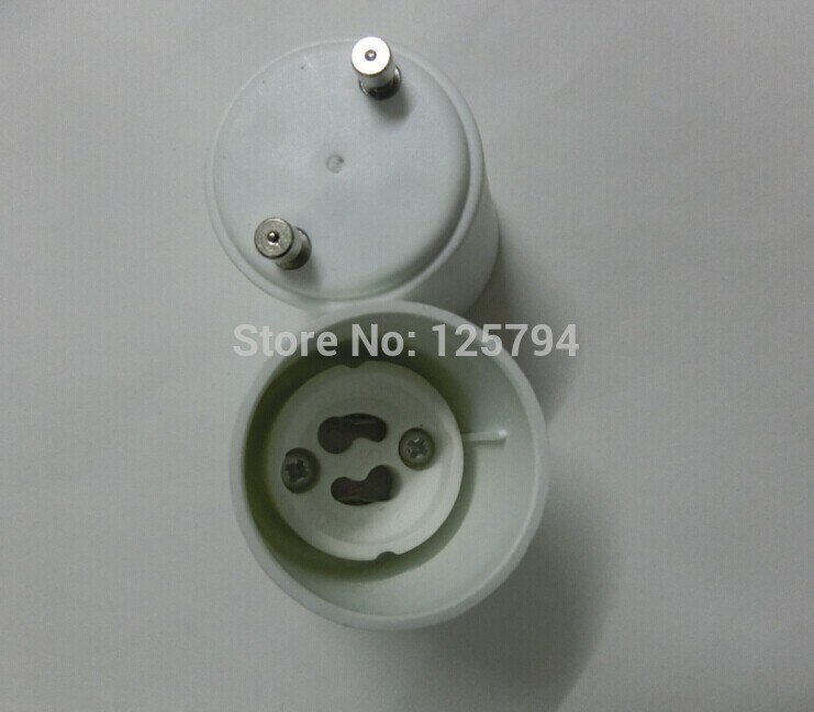 CE &ROHS GU24 to GU10 base adapter converter or GU10-GU24 adapter Lamp holder converter 10pcs/lot,