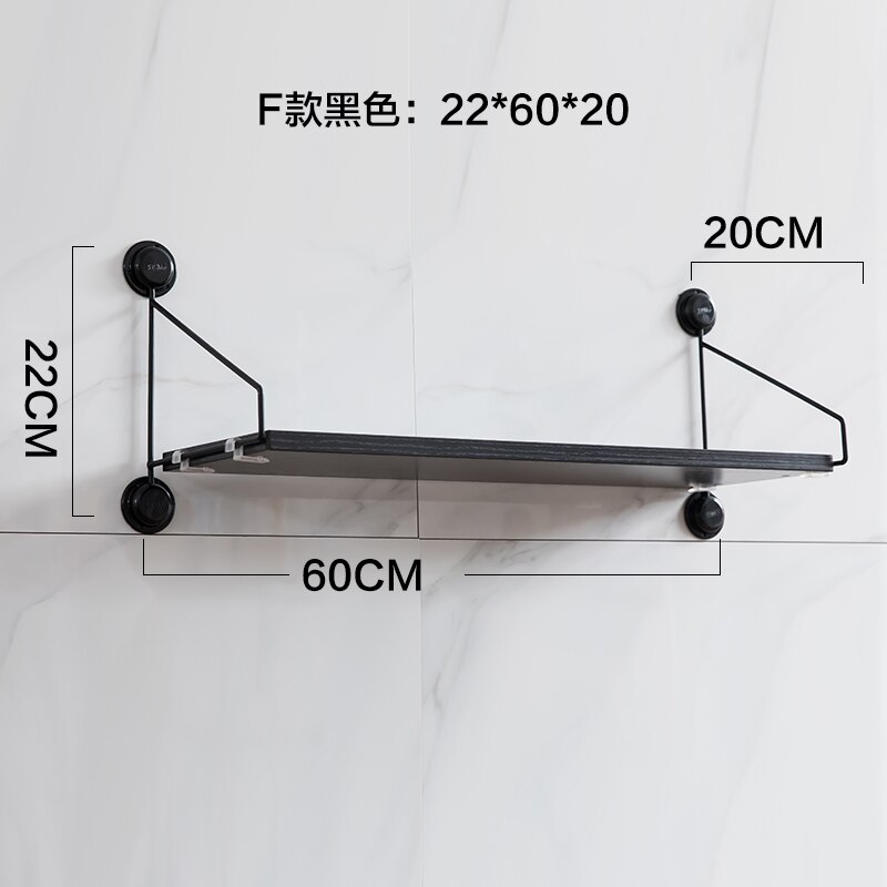 Wall Mounting Free Rack Simple Living Room Background Wall Bookcase Home Simple Combination Book Shelf: 6