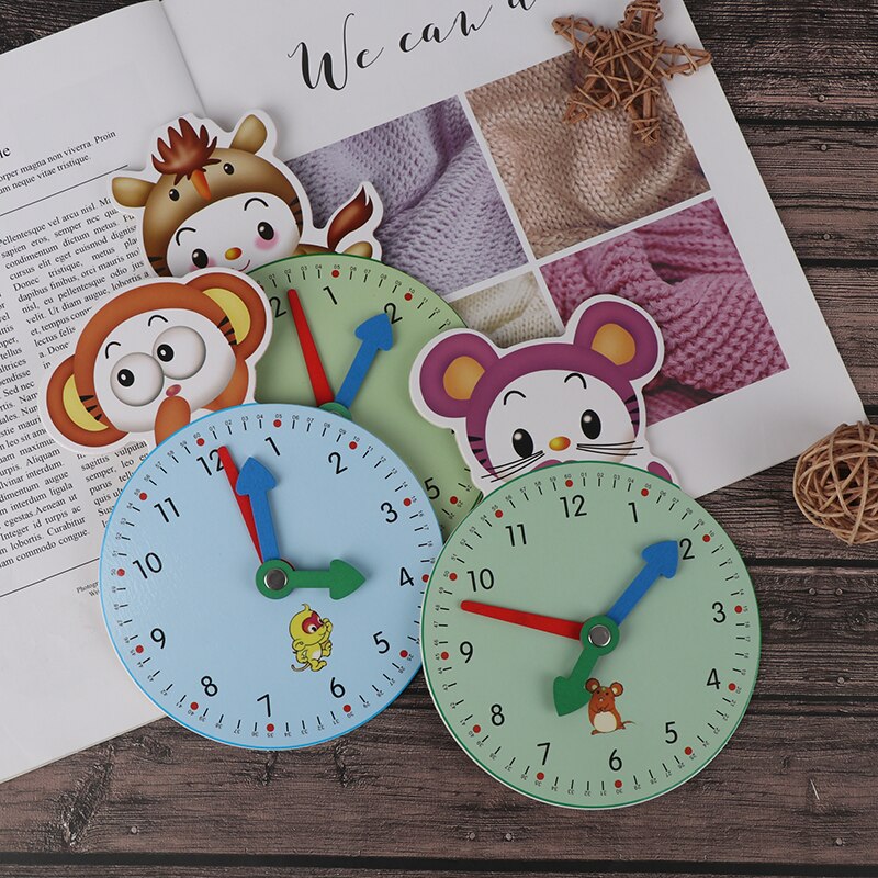 Numbers Time Learning Funny Gadgets Interesting Toys For Children Kid Wooden Clock Toys Education Fun Toys