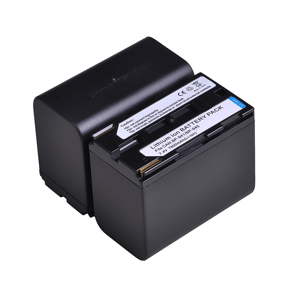 7800mAh BP-941 BP-945 BP941 BP945 batería para Canon A1S XH... G1... G1S XL H1... H1A XL H1S... XL1... XL1S... XL2... GL1... GL2 XH A1