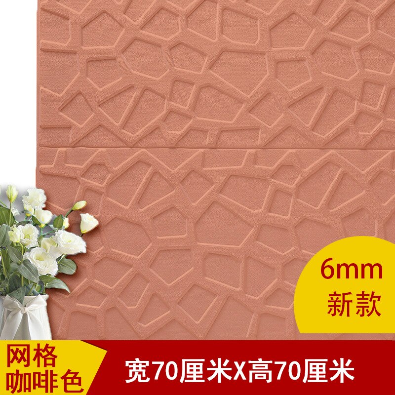 3D Muurstickers Plafond Dak Decoratie Behang Woonkamer Tv Achtergrond Pvc Zelfklevende Contact Papier Muur Decor Panel: SC2-coffee