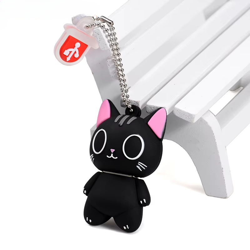 Cute Cartoon Animal Penguin Cat Owl 64GB USB Flash Drive 8GB 16GB 32GB Lion Pendrive USB 2.0 Memory Stick Dinosaur Pen Drive
