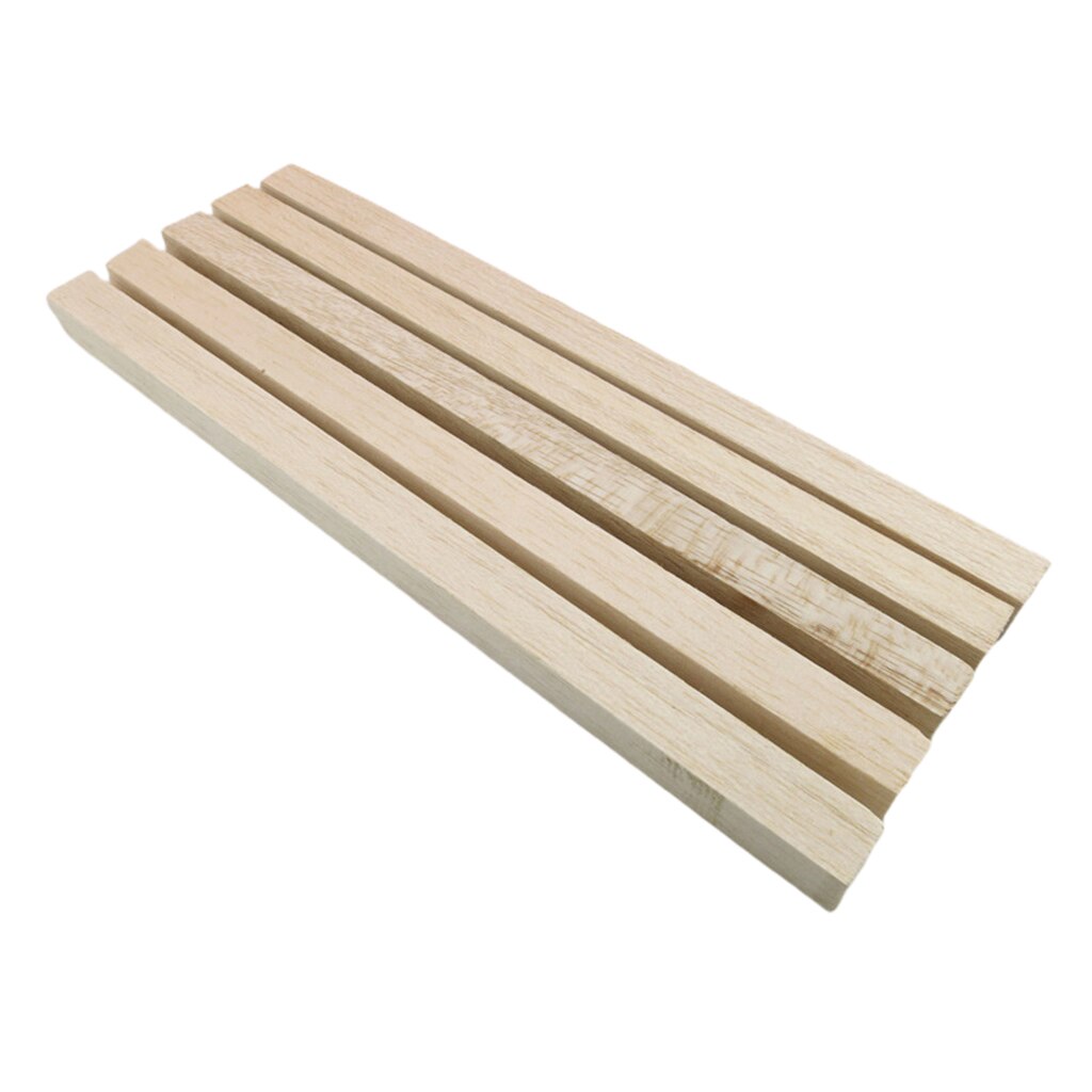 5 stk 13 tommer lange strimler træpinde diy model materiale boligindretning håndværk tilbehør: 10 x 10mm
