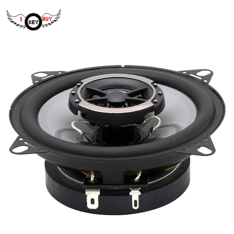 4 inch Twee-weg Auto Coaxiale Luidspreker 2 stks 120 w 4Ohm Impedantie Rubber Omgeven Auto Speaker