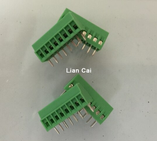 10pcs 8 Poles/8 Pin 2.54mm Pitch PCB Mount Screw Terminal Block Connector - Fits PCBs!