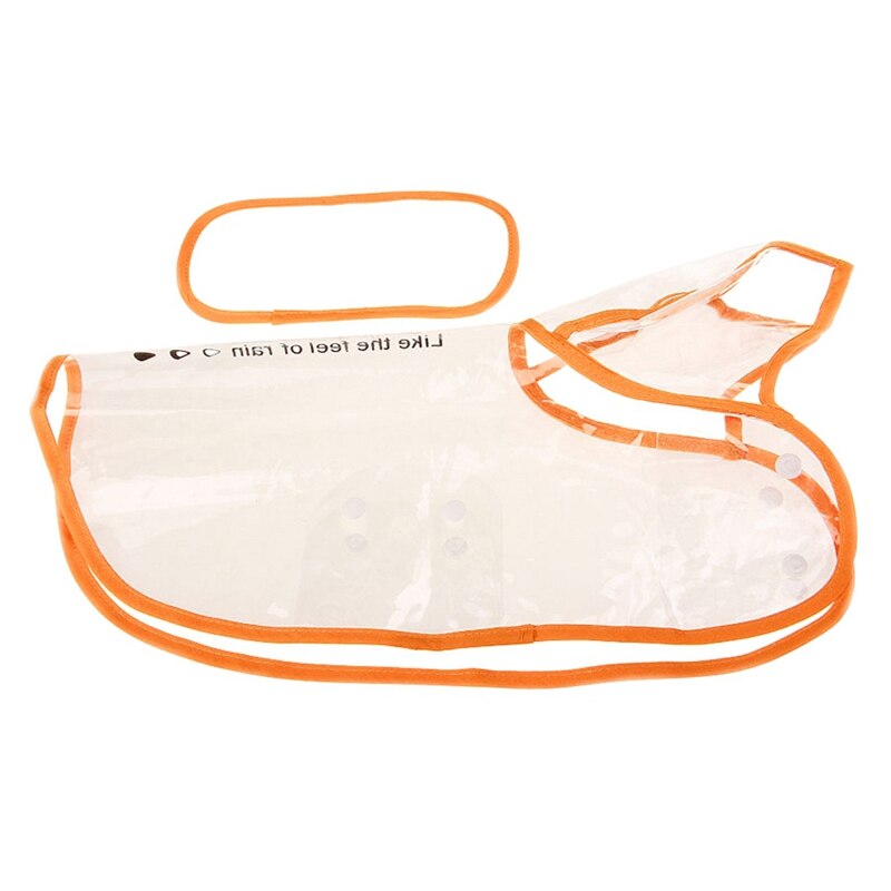 Dog Clothes Pet Raincoat Transparent Rain Coat Waterproof Pets Cozy Raincoats Small Dogs Clothing: O / M