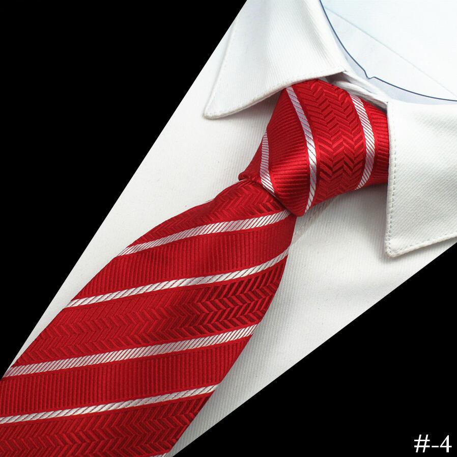 Ricnais – cravates à carreaux et à rayures pour hommes, 1200 aiguilles de , 100% soie, vêtements classiques pour Business, mariage: 04