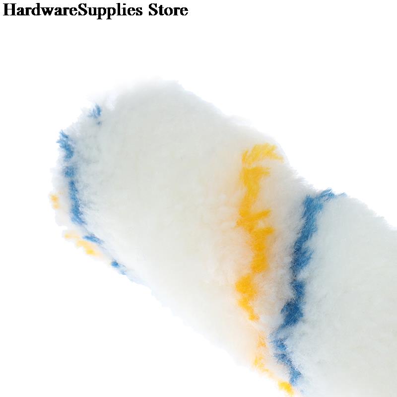 10pcs 4 inch Craft Paint Foam Rollers Decorative Corner Roller Brush Sponge Paint Roller Sleeves Decorating Painting Tool