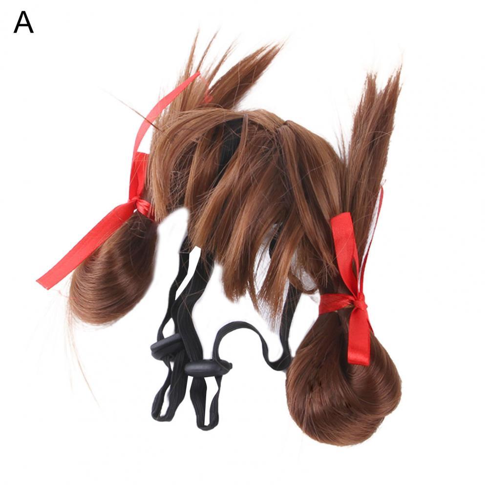 Perruques pour animaux de compagnie, en Fiber de Nylon, libère rapidement la perruque pour chien, Costumes pour Cosplay, tenues d&#39;anniversaire pour chien: A