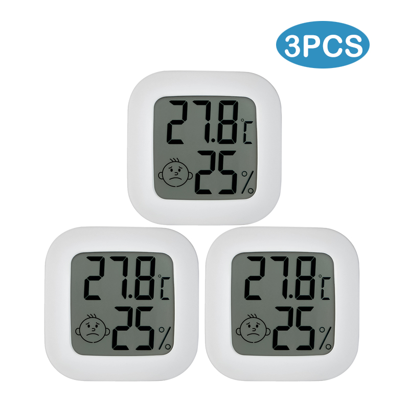 Tuya ZigBee Temperature Humidity Sensor LCD Screen Display For Smart Home Automation Remote Control Smart Life: 3 PCS