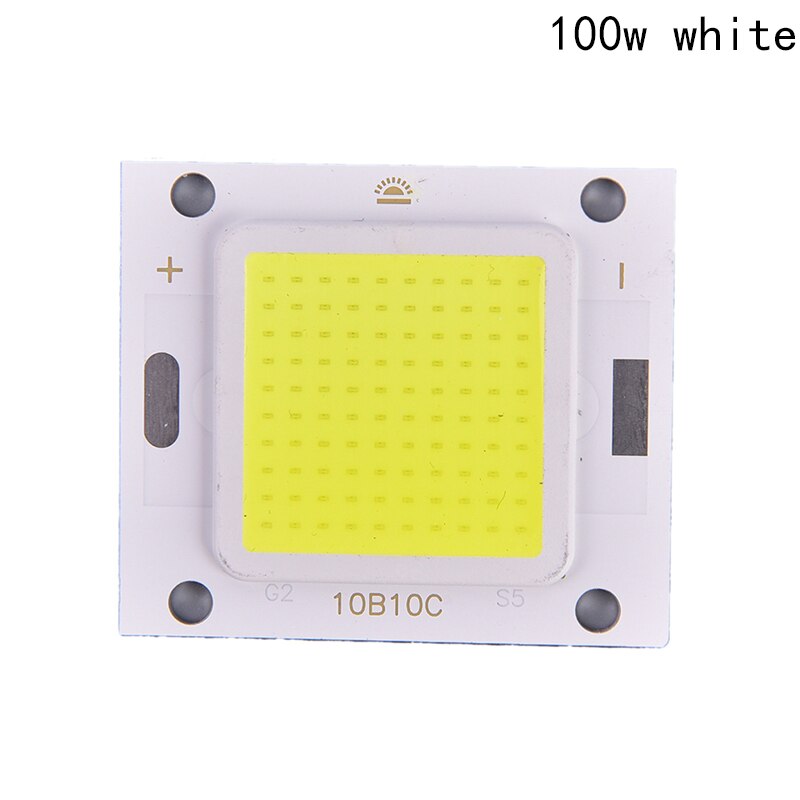 Cob led chip led matrix til spotlight diode led lys projektørlampe kilde 4.6cm x 4cm: 100w hvide