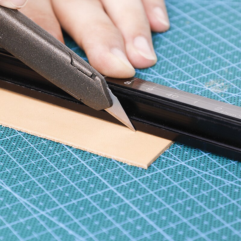 1Pcs Utility Sharp Craft Knife Leather Cutting Knife Paper Carver Shaperner Tools Blade No Shaking 30 Degree Retractable Blades