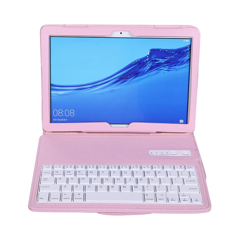 Keyboard Leather Case For Huawei MediaPad T5 10 Keyboard Case 10.1 inch AGS2-W09 AGS2-L09 AGS2-L03 Slim Bluetooth Cover Funda