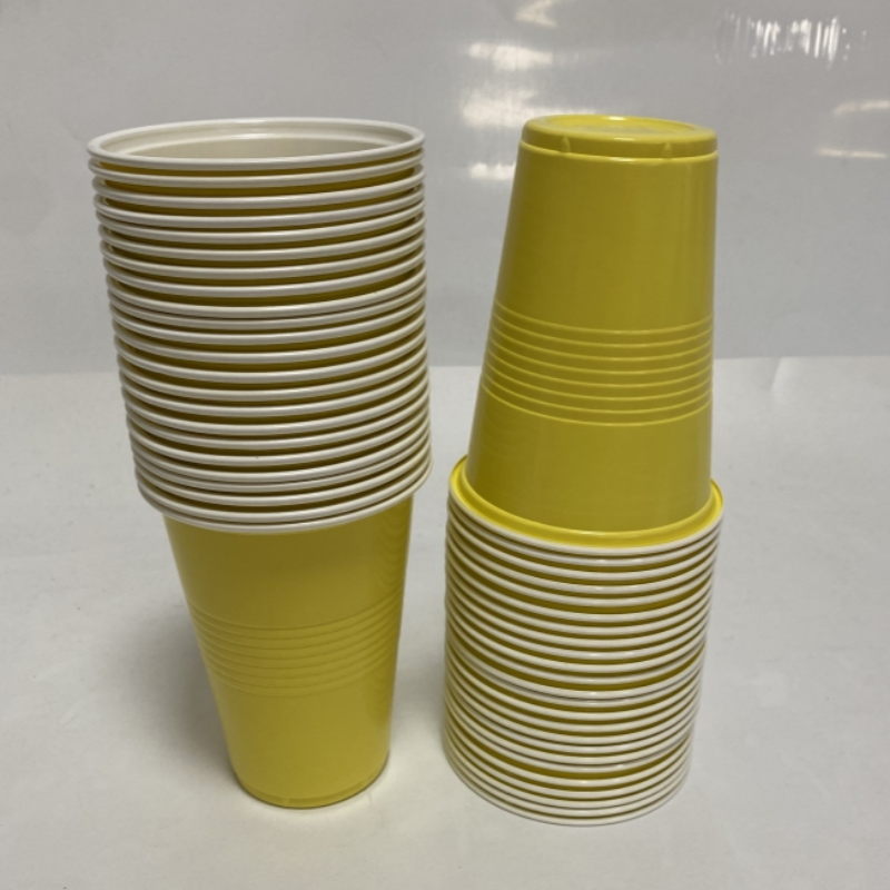 16-Ounce Plastic Party Cups In Rood (50 Pack) wegwerp Plastic Bekers Recyclebaar Rode Kopjes Met Vullen Lijnen Voor Drankjes, Bbq, Picknicks: Blauw