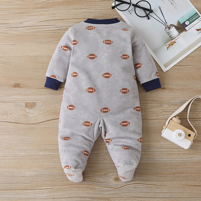 Carter's Autumn and winter polar fleece Baby Clothes 0-12 Months Newborn Girl Jumpsuit Newborn Baby Boy Clothes Babygrow Poupon