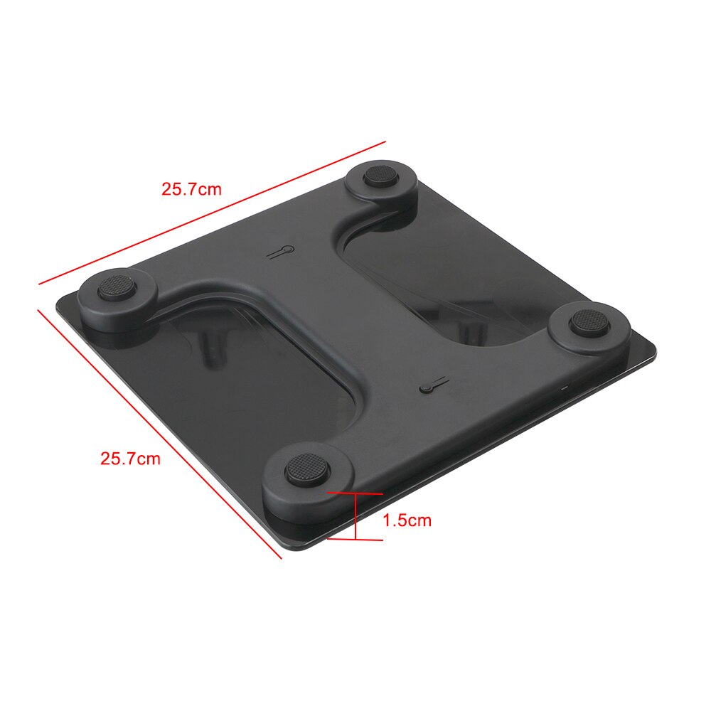 Báscula de cuerpo inteligente con aplicación LED, balanza electrónica Digital, para Android/IOS/Bluetooth