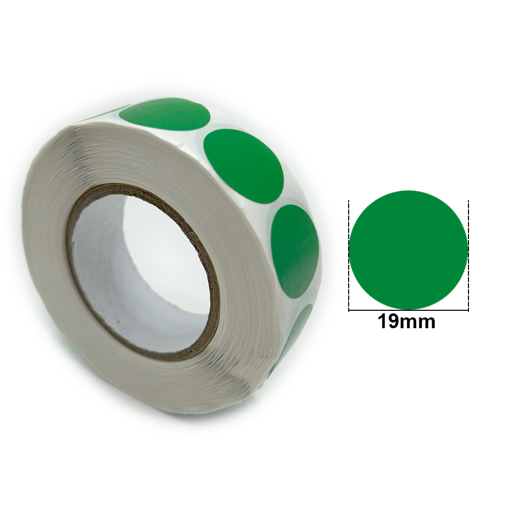 1000/Pcs tir pour cible 19mm noir/rouge cible plâtres tir cible plâtres autocollant Bullseye alésage tir accessoires: green