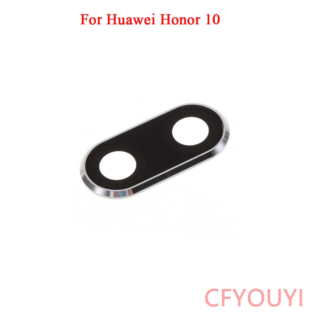 Back Rear Camera Lens Ring Cover Replacement Part For Huawei Honor 10: White