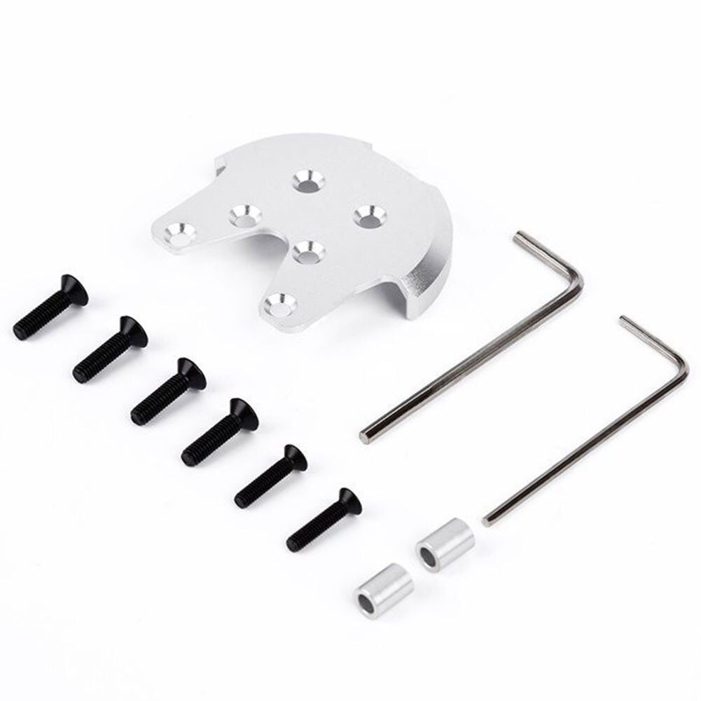 Kit cache moteur support socle protecteur plaque de renfort anit-fissure Anti-écrasement pièces garde outils avec vis Phantom 3 2: Argent