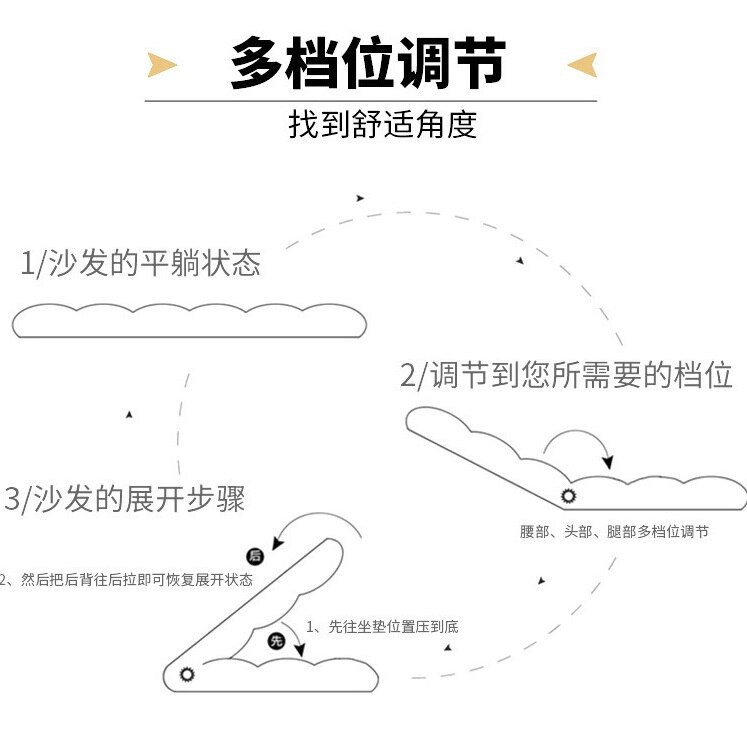 Lat soffa tatami vikbar enkelsäng datorstol sovsal liten soffa japansk ryggstöd chai