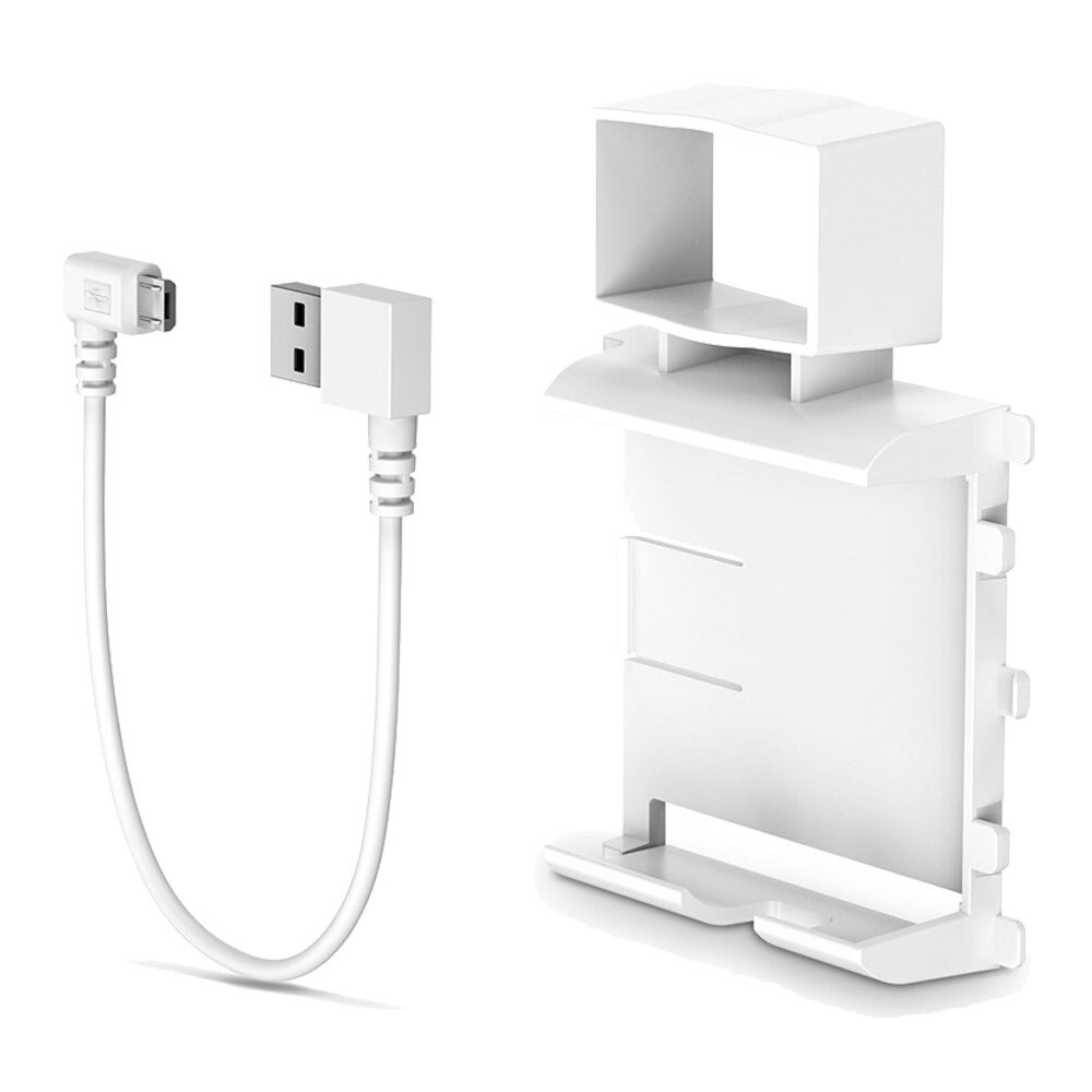 Sturdy Wall Mount Holder with A Short Cable for Ring Bridge,Stylish Cable Arrangement Bracket for Ring Smart Lighting Bridge: Default Title