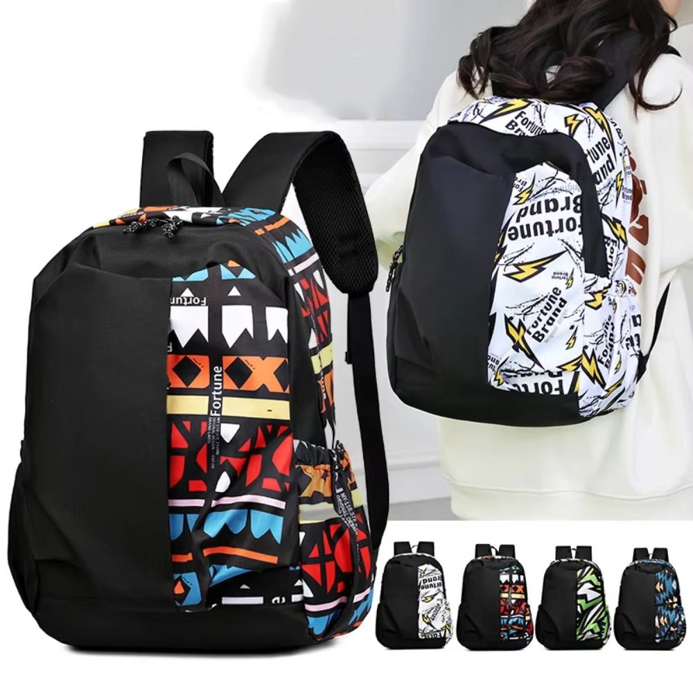 Oxford Fabric Outdoor Travel Bag Wear-resistant Multiple Pockets College Students Backpack Waterproof Breathable