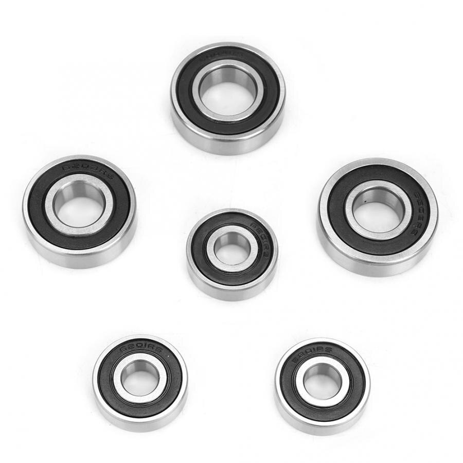Transmission Gearbox Bearing Set for GY6 50/80cc Scooter Repair Accessory Stainless Steel