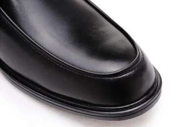 Affärsklänning herrskor klassiska läder herrdräkter skor slip on klädskor män oxfords