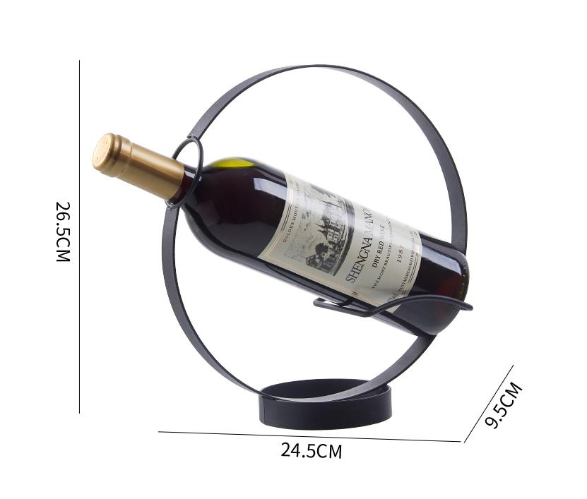 Wine rack decoration household round wine rack display rack modern light luxury wine rack wine bottle rack simple