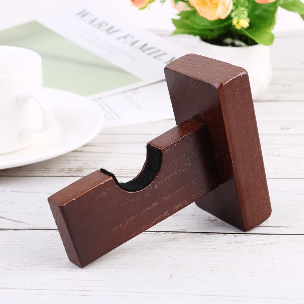 Baseball Bat Display Rack Wall Mounted Bat Holder Bamboo Bat Display Case for Placing Baseball Bat Softball Bat Hockey Stick (Br