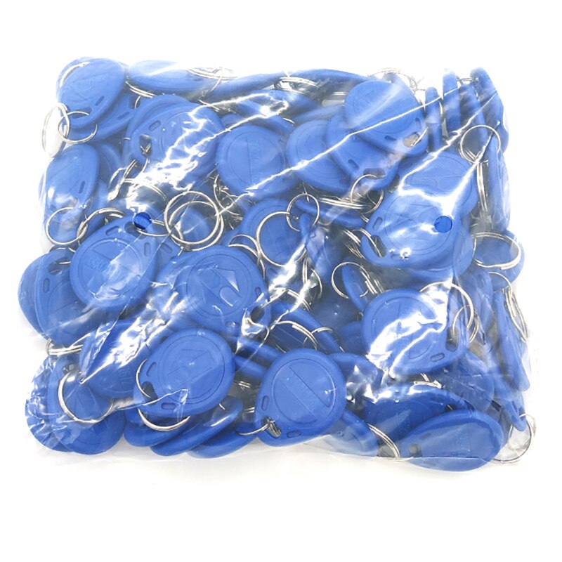 50pcs 125KHz RFID Tags EM ID keyfobs RFID Tag Key Ring Card Proximity Token Badge