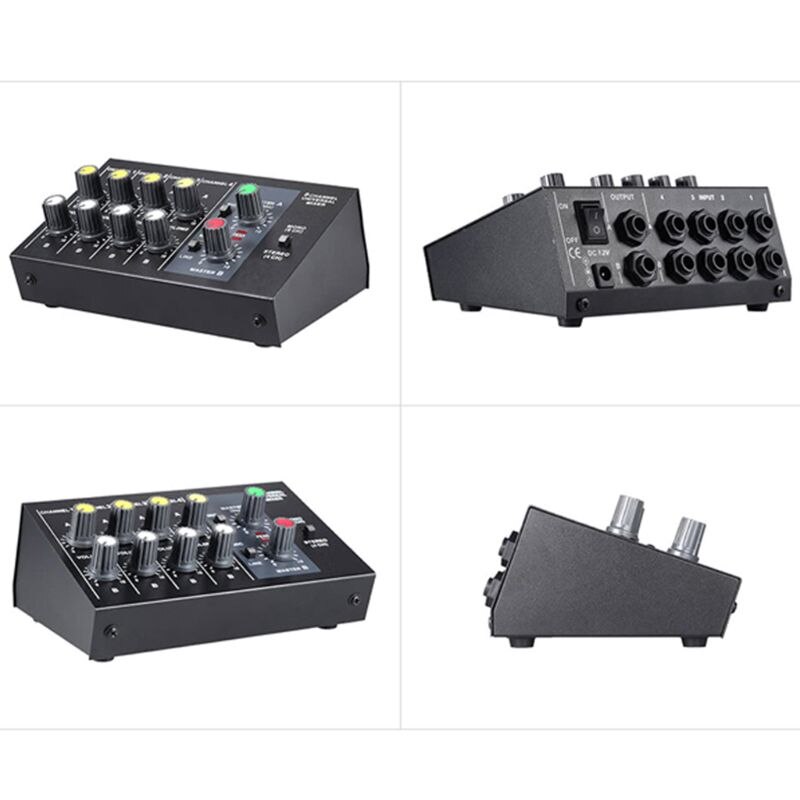 Mixer Audio Summina Consola De Mezcla De 8 Canales De Ruido Ultra Bajo De 8 Canales Mezclador A 633188