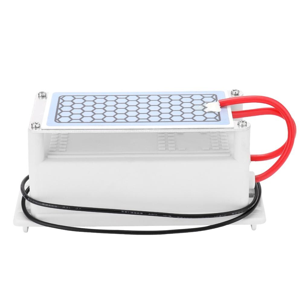 Ozonizador portátil, generador de cerámica, máquina de ozono, 28 g/h, larga vida, purificador de aire y agua, generador de ozono,: 5g