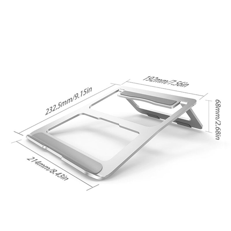 Portable laptop stand aluminum alloy foldable