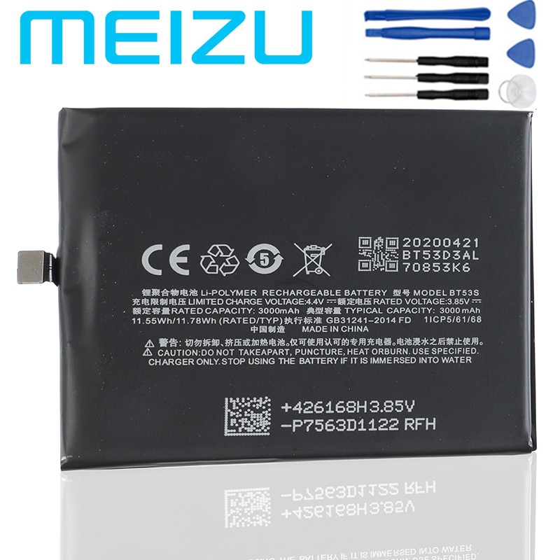 Originele 3060 Mah BT53S Vervangende Mobiele Telefoon Batterij Voor Meizu Pro 6 S Pro6S M570Q-S Pro 6 Smartphone Batterijen