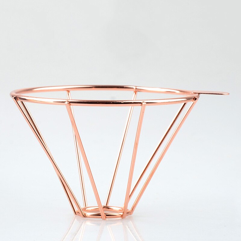 1-2 Cups Permanent Coffee Filter Dripper Engine Style Coffee Drip Filter Cup Pour Over Coffee Maker Stainless Steel: Default Title