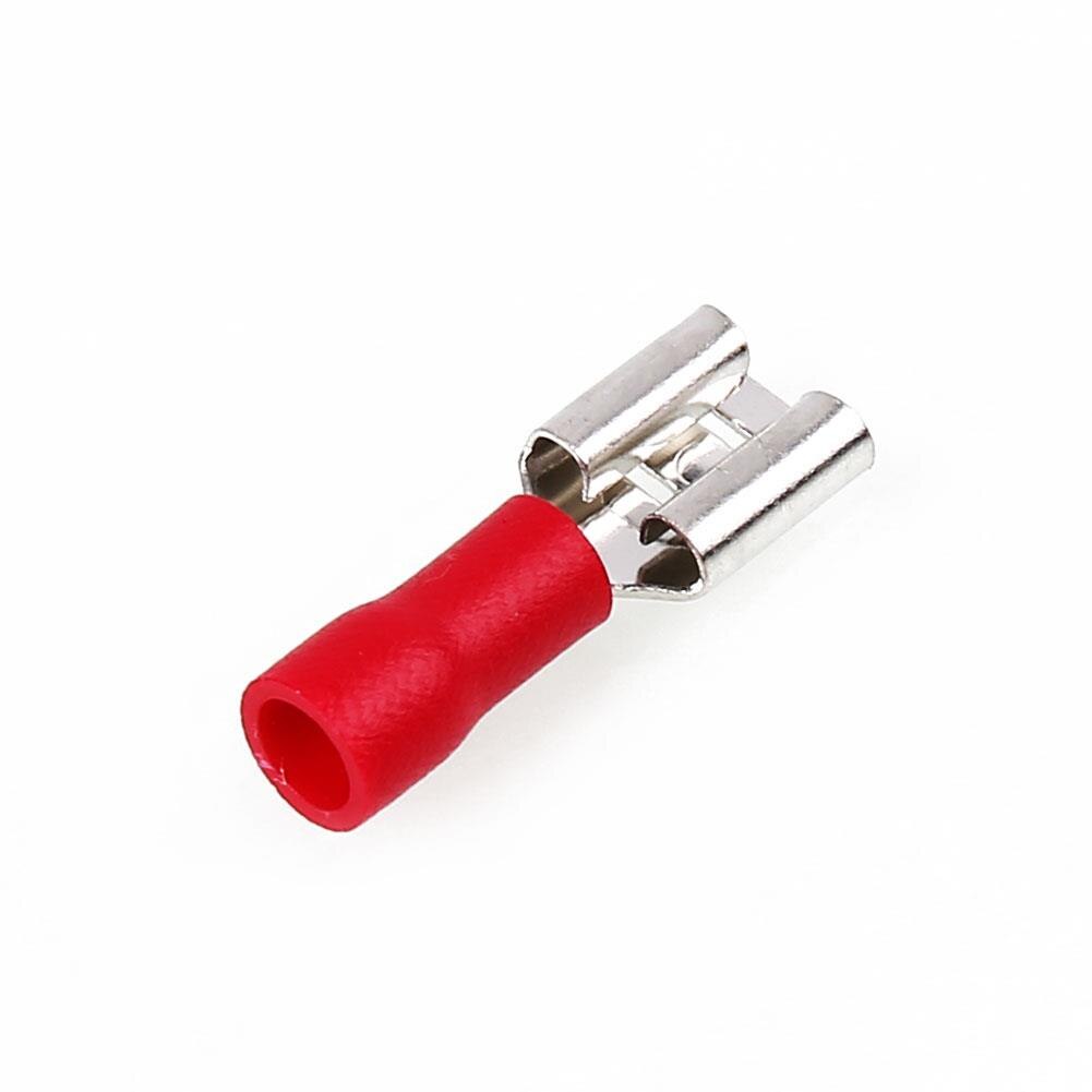20pcs Red Female Semi-insulated Spade Wire Connector Terminal FDD1.25-250