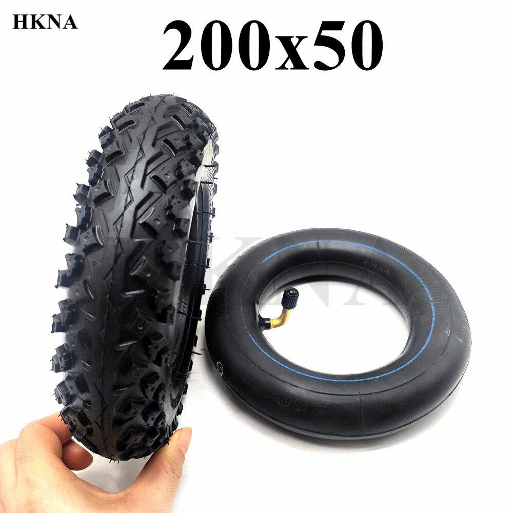 200x50 Off Road Tire 8 Inch Antiskid Pneumatic Tyre for Razor, Dolphin Electric Scooter Refitting Accessories
