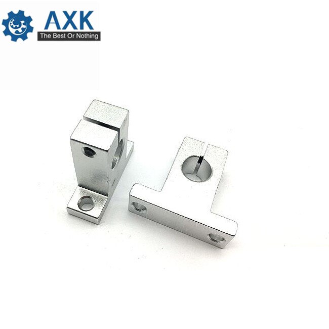 Rodamientos de bolas de eje de carril de bloques laterales, 8mm, soporte lineal, tabla Xyz, pieza de impresora 3d Cnc, Sk8, Sk10, Sk12, Sk13, Sk16, Sk20, Sh8a