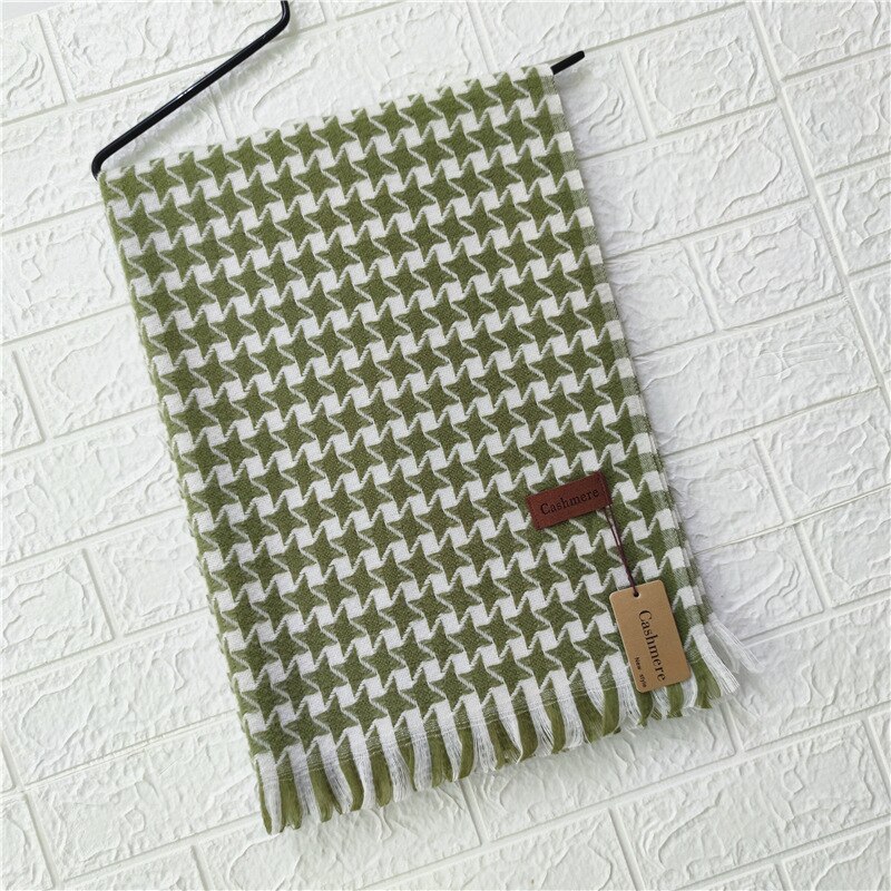 Pied-de-poule geruite sjaal voor dames, warmere winter kasjmier pashmina sjaals, dikke dekens, omslagdoeken, foulards, sjaals, bandana's: Zie grafiek 1