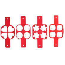 Perfect Pancake Maker Silicone Pancake Mold Christmas Pancake Mold for Kids Mini Easy Pancake Maker Heart Egg Ring Maker