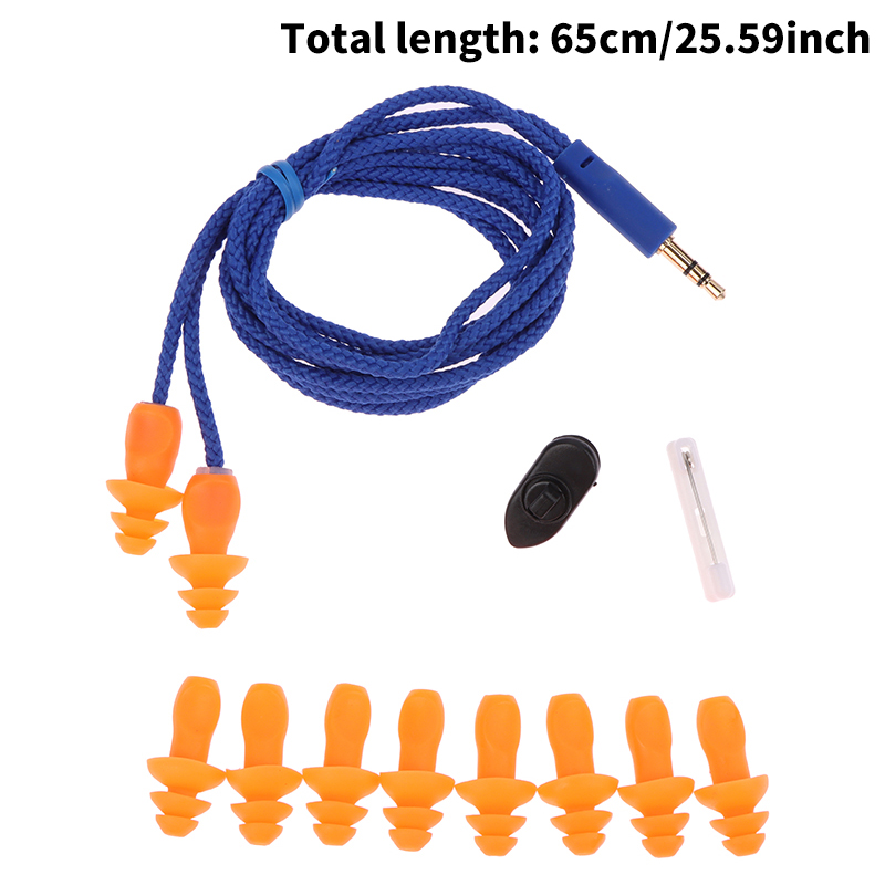 Ear Plugs Bluetooth Headset for Work, Hearing Protection, Suitable for Construction Site and Noisy Environments: Red
