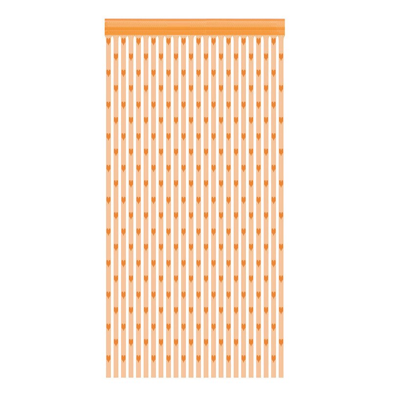 Dørskille ren gardin valance mesh nett tredør gardin persienner håndlaget 100 cmx 200cm romdeler moskitiera 4fm: Grå