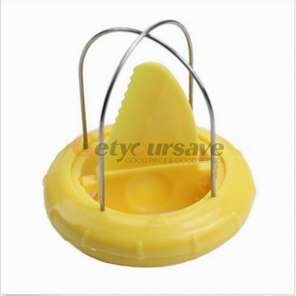 Mini Kiwi Pitaya Peeler Slicer Door Hand Easy Cut Fruit groente Muskm zaaimachine Cutter Apparaat Gesneden Graven Core Twister Slicer gereedschap: Yellow